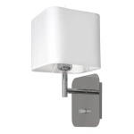 Lampa ścienna - NAPOLI biały/chrom 1xE27 - ML6359