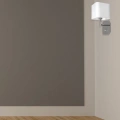 Lampa ścienna - NAPOLI biały/chrom 1xE27 - ML6359 - realizacja