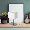 Lampa biurkowa - NAPOLI biały/chrom 1xE27 - ML6363 - realizacja