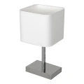 Lampa biurkowa - NAPOLI biały/chrom 1xE27 - ML6363