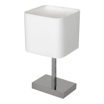 Lampa biurkowa - NAPOLI biały/chrom 1xE27 - ML6363