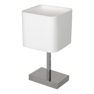 Lampa biurkowa - NAPOLI biały/chrom 1xE27 - ML6363