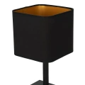 Lampa biurkowa - NAPOLI czarny/złoty 1xE27 - ML6369