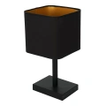 Lampa biurkowa - NAPOLI czarny/złoty 1xE27 - ML6369