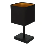 Lampa biurkowa - NAPOLI czarny/złoty 1xE27 - ML6369