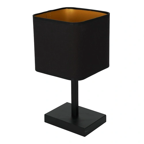 Lampa biurkowa - NAPOLI czarny/złoty 1xE27 - ML6369