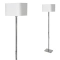 Lampa podłogowa - NAPOLI biały/chrom 1xE27 - ML6364