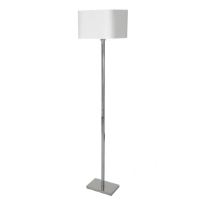 Lampa podłogowa - NAPOLI biały/chrom 1xE27 - ML6364