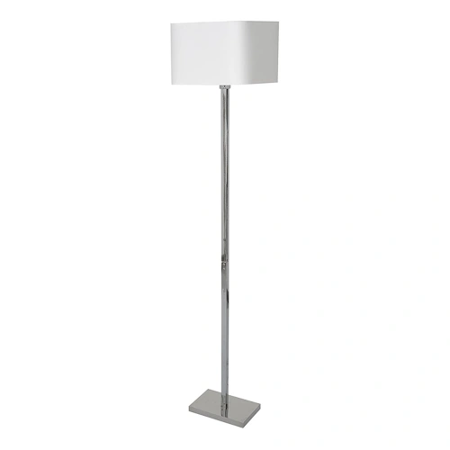 Lampa podłogowa - NAPOLI biały/chrom 1xE27 - ML6364