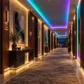 Taśma LED COB RGB+CCT (RGBWW) cyfrowa WS2811 24V 21W (CCT - 2700K - 6500K) - przykład zastosowania