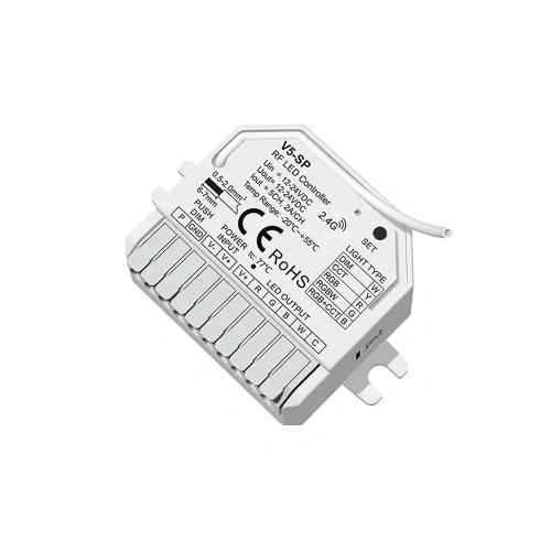 Odbiornik LED - RGB+CCT - 12-48V DC 5x2A - V5-SP