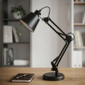 Lampa biurkowa - PRIMUS czarny 1xE27 - ML2941 - realizacja