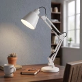 Lampa biurkowa - PRIMUS biały 1xE27 - ML2942 - realizacja