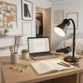 Lampa biurkowa - PASCAL czarny 1xE27 - ML2943 - realizacja