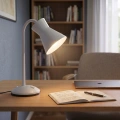 Lampa biurkowa - PASCAL biały 1xE27 - ML2944 - realizacja