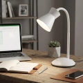 Lampa biurkowa - PASCAL biały 1xE27 - ML2944 - realizacja
