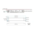 Ściemniacz CCT z zasilaczem napięciowym LED - 12V 150W - sterowanie DALI - LN-150-12-2DA - Rysunek techniczny