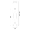 Lampa wisząca LUCCO - 18W - amber - ML1416 - wymiary