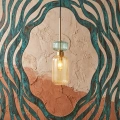 Lampa wisząca MOLLY - 1xE14 - amber - ML1823 - realizacja