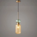 Lampa wisząca MOLLY - 1xE14 - amber - ML1823