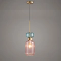 Lampa wisząca MOLLY - 1xE14 - różowy - ML1822
