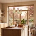 Lampa wisząca MOLLY - 1xE14 - zielony - ML1824 - realizacja