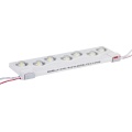 Moduł LED 14 diod Seoul Semiconductor - Dwustronny - IP67 24V 6W - Biała Zimna - Soczewka - 2