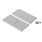 Zaślepka srebrna do profilu aluminiowego LED VARIO30 - wariant 19-E9 - kpl. 2 szt.    