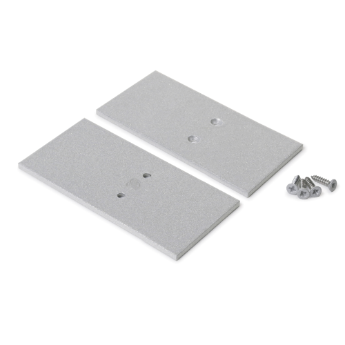 Zaślepka srebrna do profilu aluminiowego LED VARIO30 - wariant 19 - kpl. 2 szt.