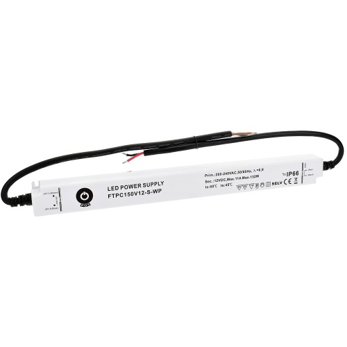 Zasilacz napięciowy hermetyczny ultrapłaski POS 12V 132W 11A FTPC150V12-S-WP