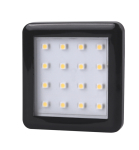 Punktowa oprawa meblowa LED SQUARE2 - Czarna - 12V 1,5W  
