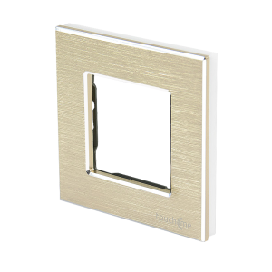 Aluminiowa ramka pojedyncza złota - TM628G - TOUCHME