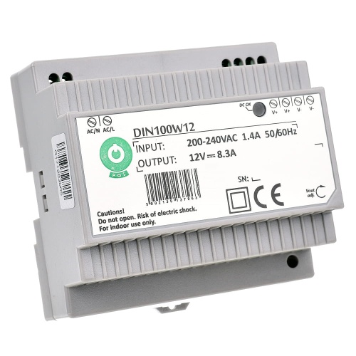 Zasilacz napięciowy na szynę DIN POS 12V 99.6W DIN100W12