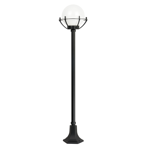 Lampa ogrodowa stojąca 1x E27 152cm - KULE Z KOSZYKIEM 200 K 5002/1/KPO