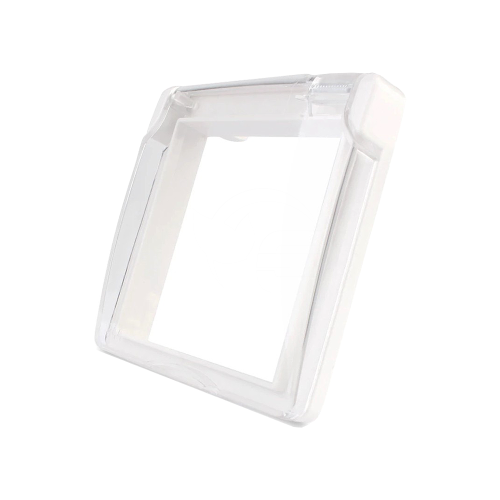 Nakładka bryzgoszczelna na gniazdo elektryczne biała - NW-61 - LIVOLO