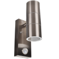 Lampa elewacyjna z czujnikiem ruchu 2x GU10 - VT-7622PIR