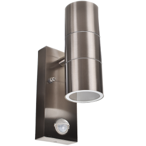 Lampa elewacyjna z czujnikiem ruchu 2x GU10 - VT-7622PIR 