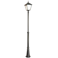 Lampa ogrodowa - parkowa stojąca regulowana 1x E27 - RETRO KWADRATOWE OGMWN 1 BD KW