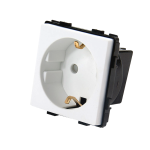 Moduł gniazda elektrycznego schuko 16A biały - TM624W - TOUCHME