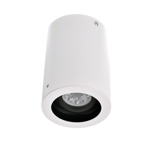 Sufitowa oprawa natynkowa VT-796-WH 1xGU10 - ruchoma - biało-czarna