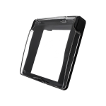 Nakładka bryzgoszczelna na gniazdo elektryczne czarna - NW-62 - LIVOLO