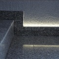 Profil aluminiowy LED SLIM8 surowy z kloszem - realizacja