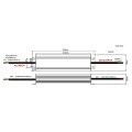 Zasilacz napięciowy ultrapłaski hermetyczny ADLER 12V 200W 16.7A ADWS-200-12 - rysunek techniczny