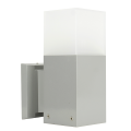 Lampa elewacyjna 1x E27 - CUBE CB-K AL
