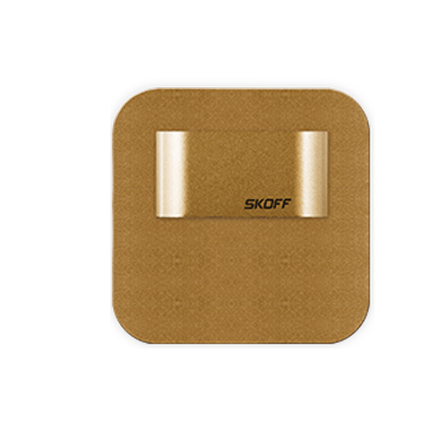 Oprawa schodowa LED - SHORT SALSA MINI - Matowy mosiądz - 10V IP20 - Skoff