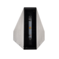Lampa elewacyjna LED 6W 660lm - czarna - VT-826