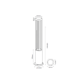 Lampa ogrodowa stojąca LED 10W 450lm - biała - VT-820