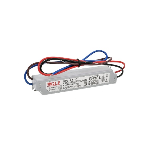 Zasilacz napięciowy hermetyczny IP67 12V 1A 12W GLP GPV-12-12