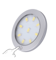 Punktowa oprawa meblowa LED ORBIT XL MASTER z wyłącznikiem - Aluminium - 12V 3W