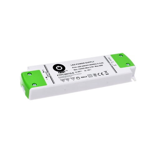 Zasilacz LED napięciowy z DIMM w kompaktowej obudowie 12V 2.5A 30W FTPC30V12-D